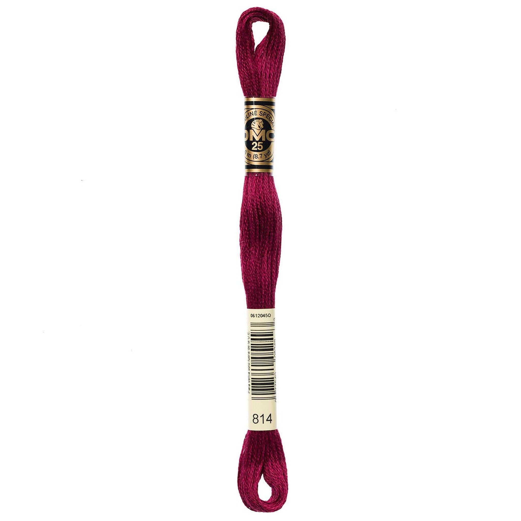 DMC Six-Strand Embroidery Floss - 814 Dark Garnet