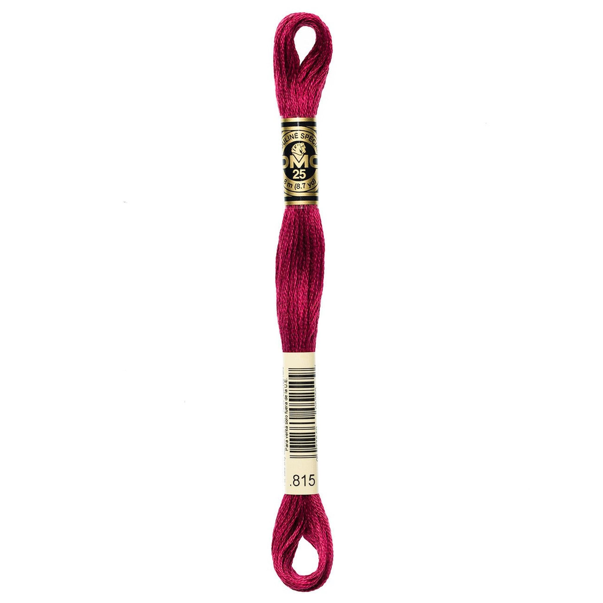 DMC Six-Strand Embroidery Floss - 815 Medium Garnet