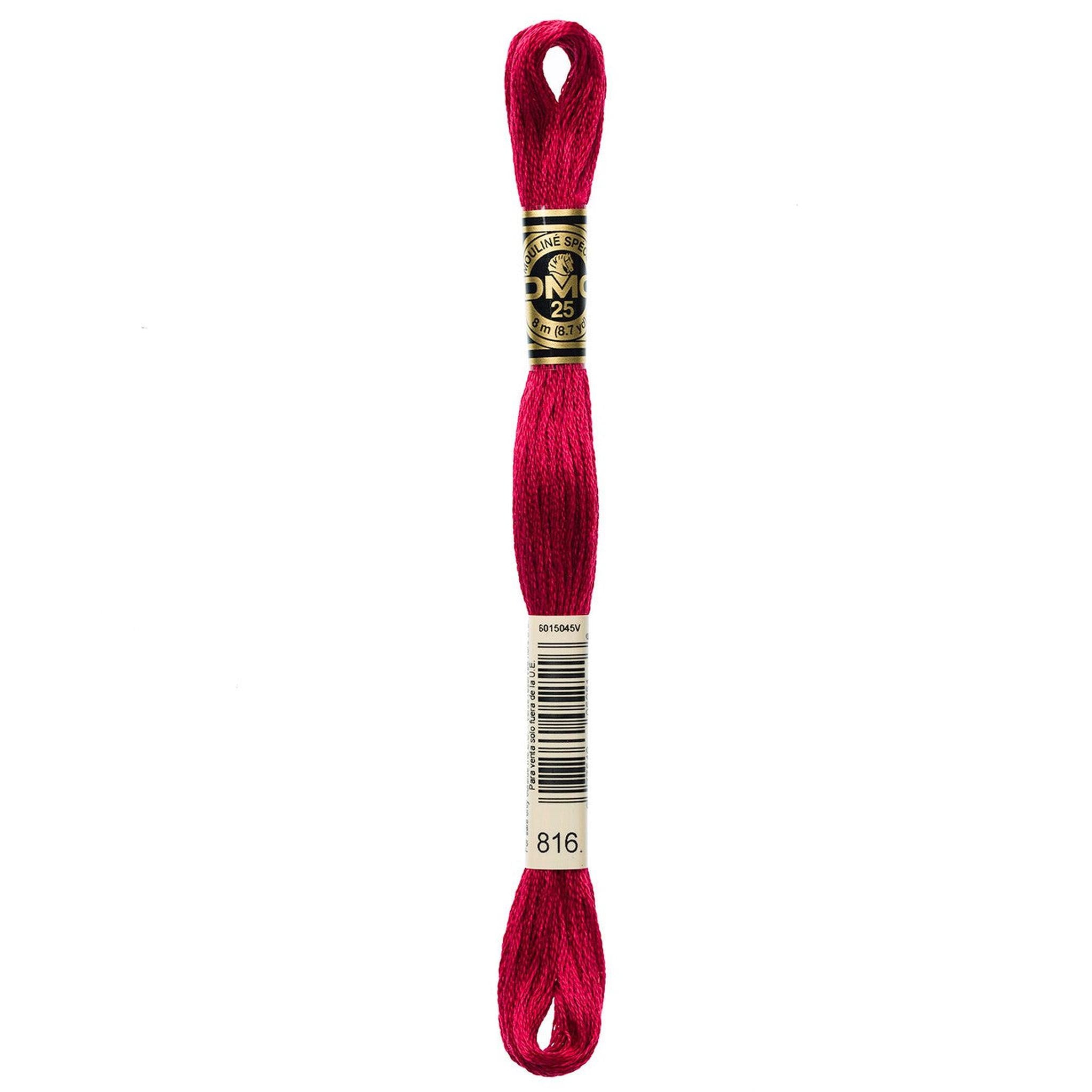 DMC Six-Strand Embroidery Floss - 816 Garnet