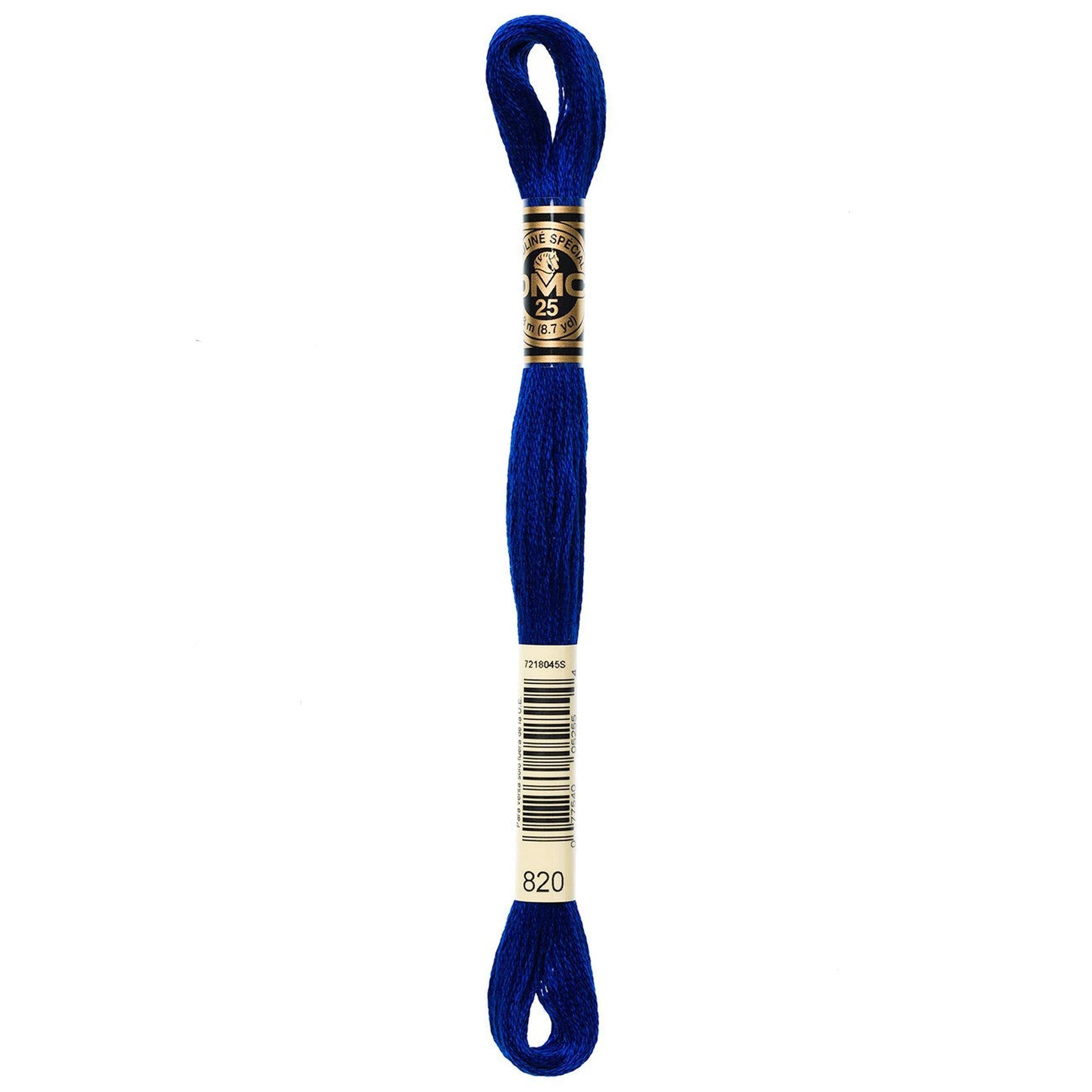 DMC Six-Strand Embroidery Floss - 820 Very Dark Royal Blue