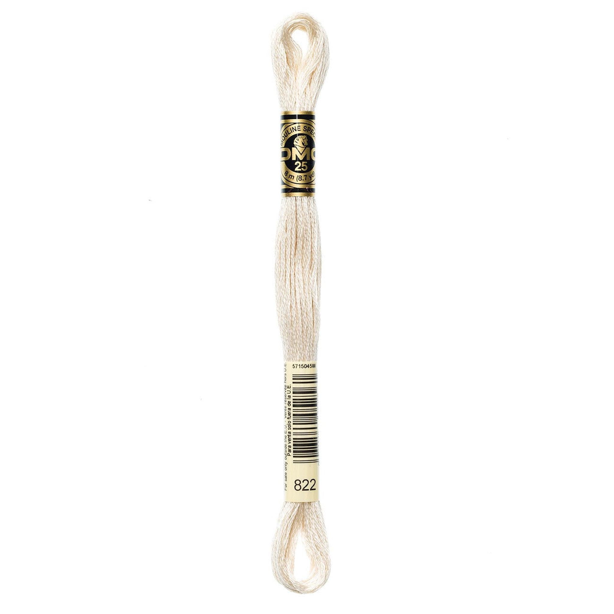 DMC Six-Strand Embroidery Floss - 822 Light Beige Grey