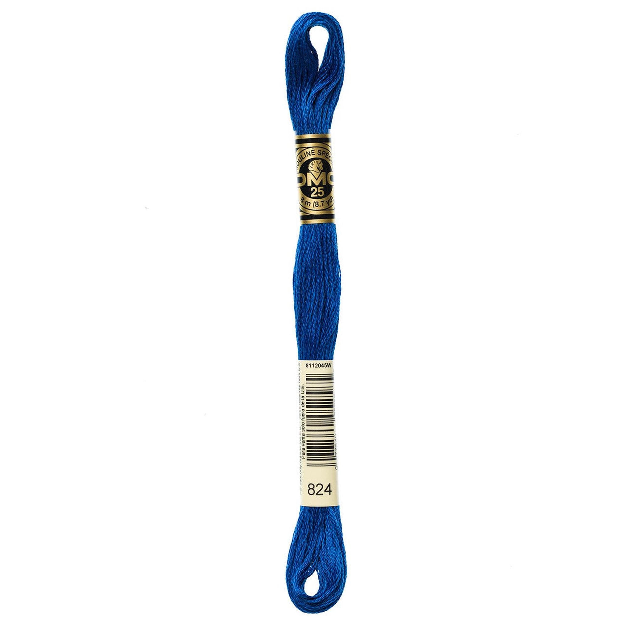 DMC Six-Strand Embroidery Floss - 824 Very Dark Blue