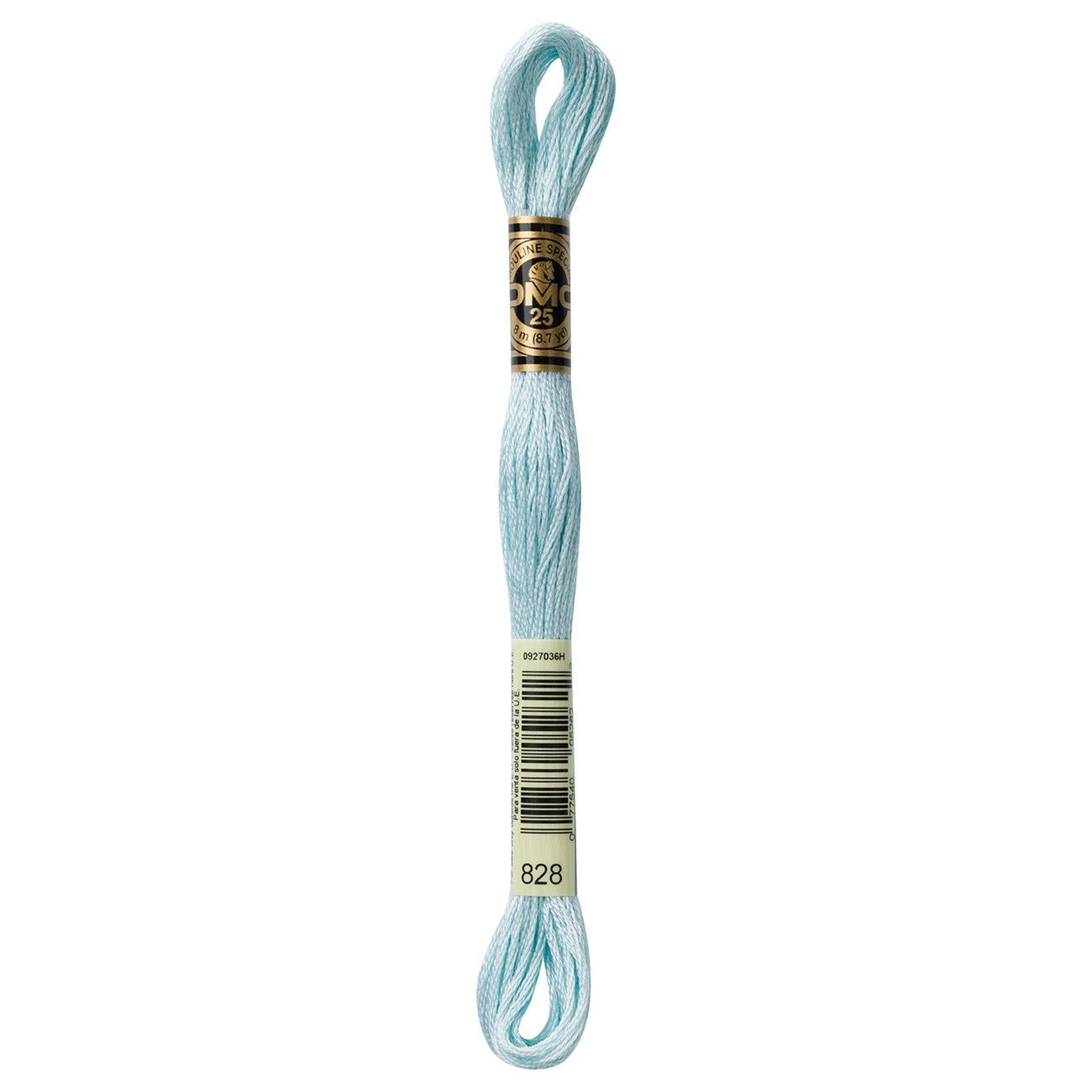 DMC Six-Strand Embroidery Floss - 828 Ultra Very Very Light Blue