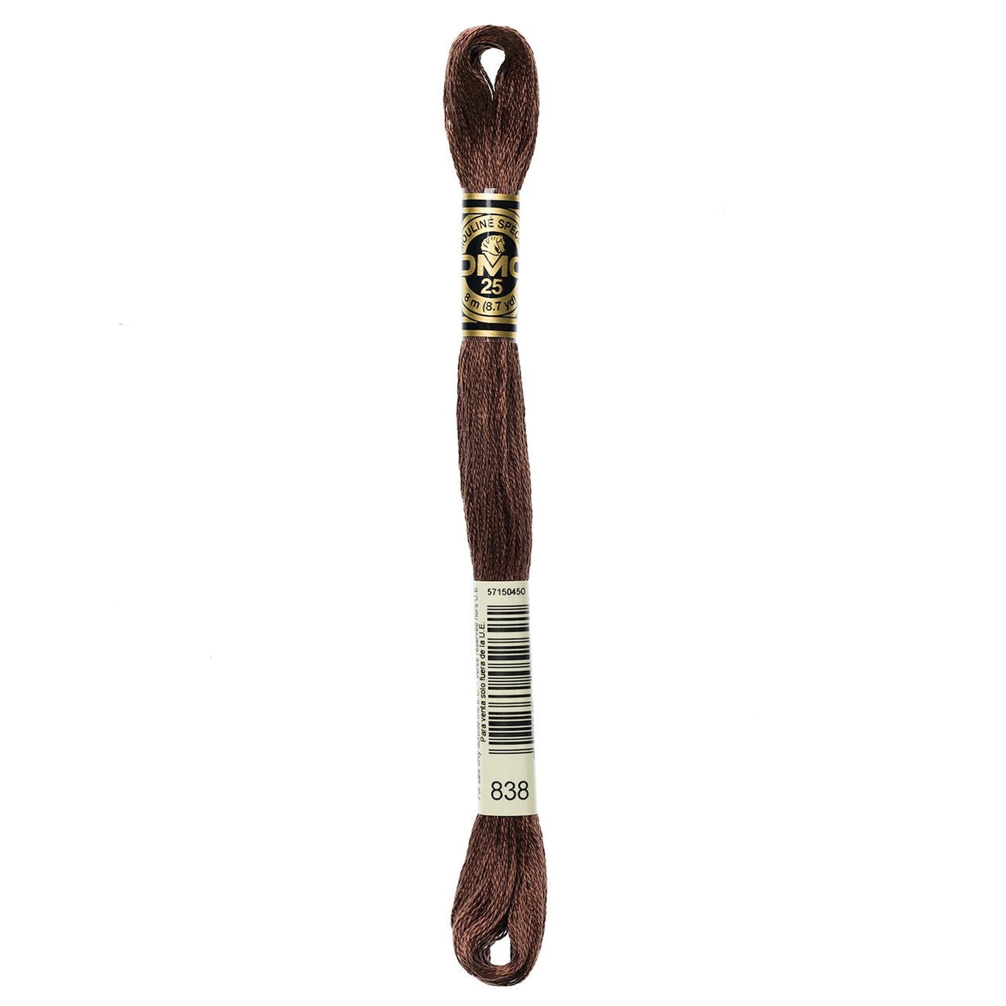DMC Six-Strand Embroidery Floss - 838 Very Dark Beige Brown