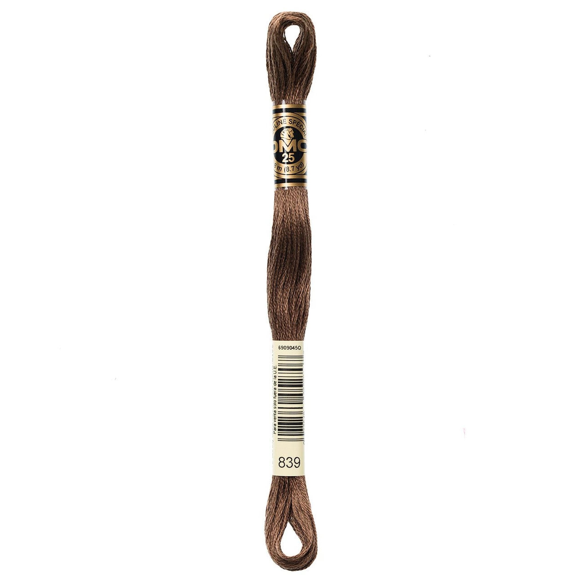 DMC Six-Strand Embroidery Floss - 839 Dark Beige Brown
