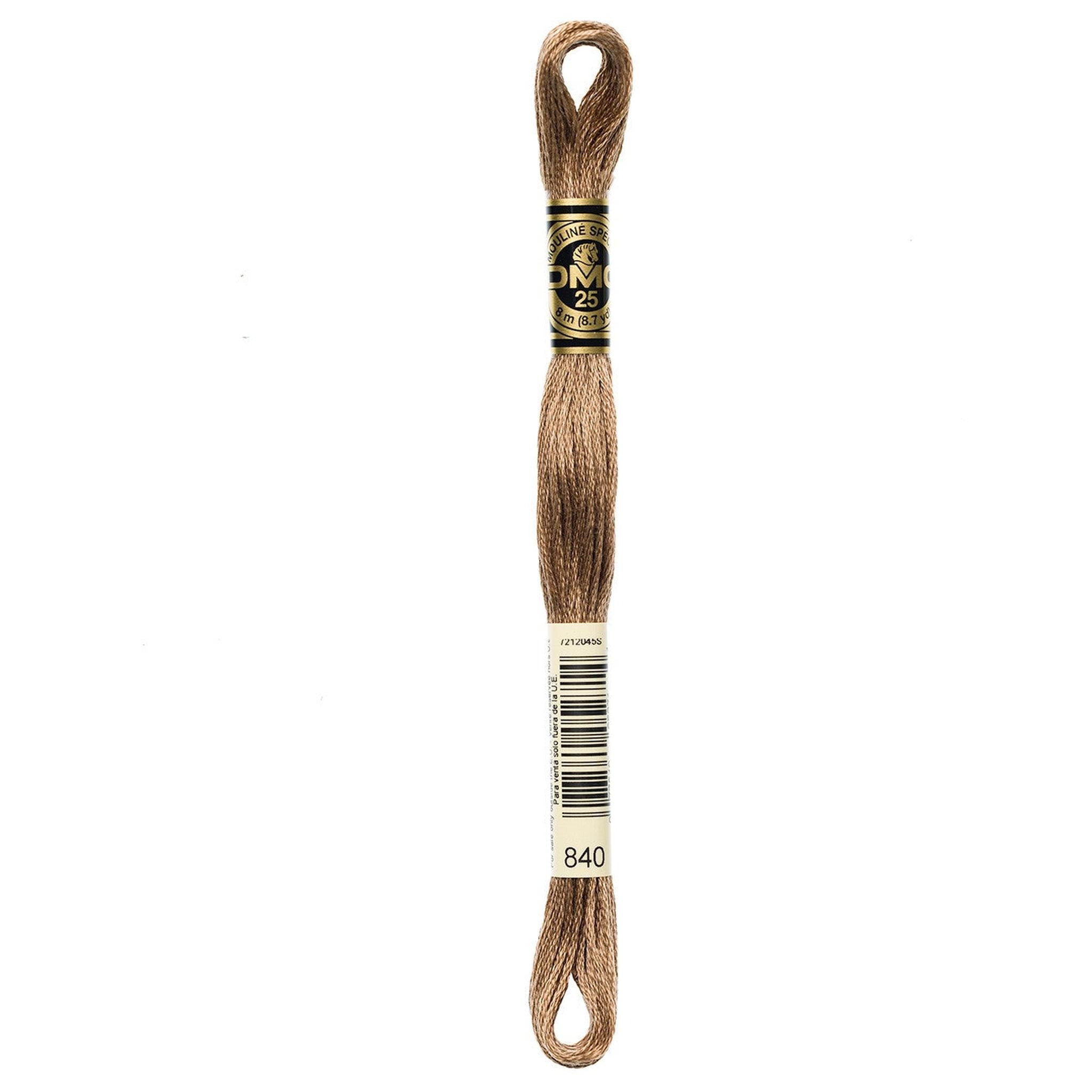 DMC Six-Strand Embroidery Floss - 840 Medium Beige Brown
