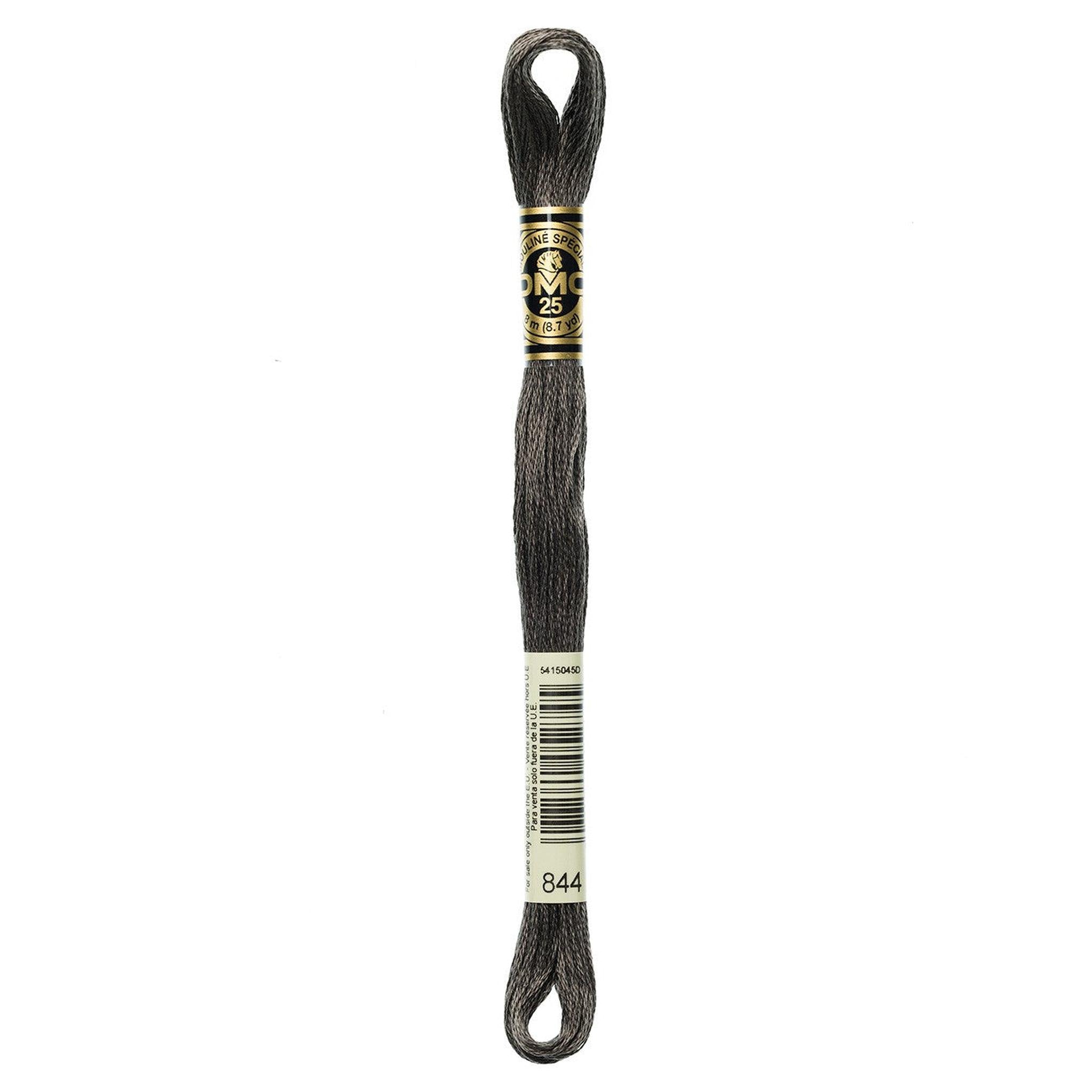 DMC Six-Strand Embroidery Floss - 844 Ultra Dark Beaver Grey