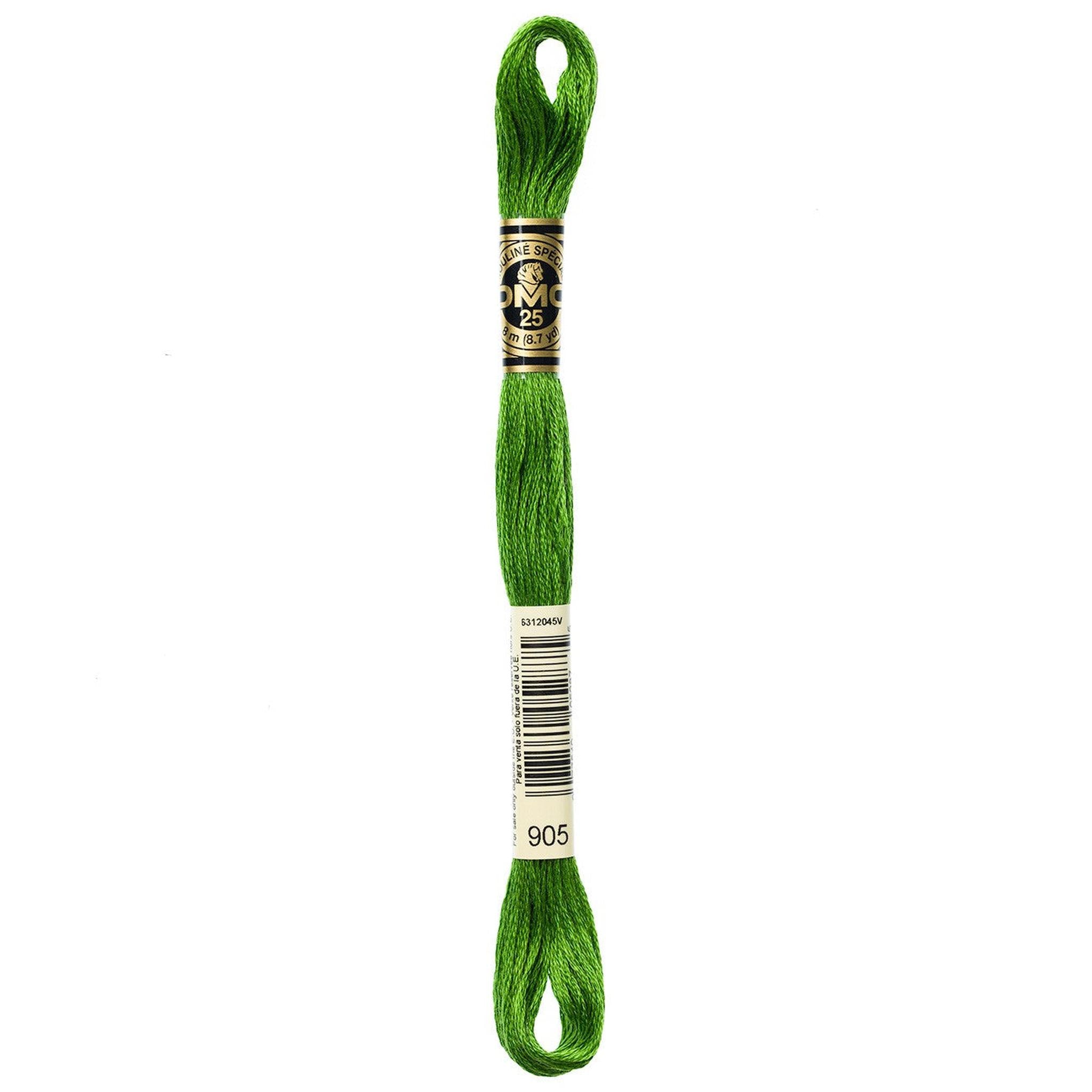 DMC Six-Strand Embroidery Floss - 905 Dark Parrot Green