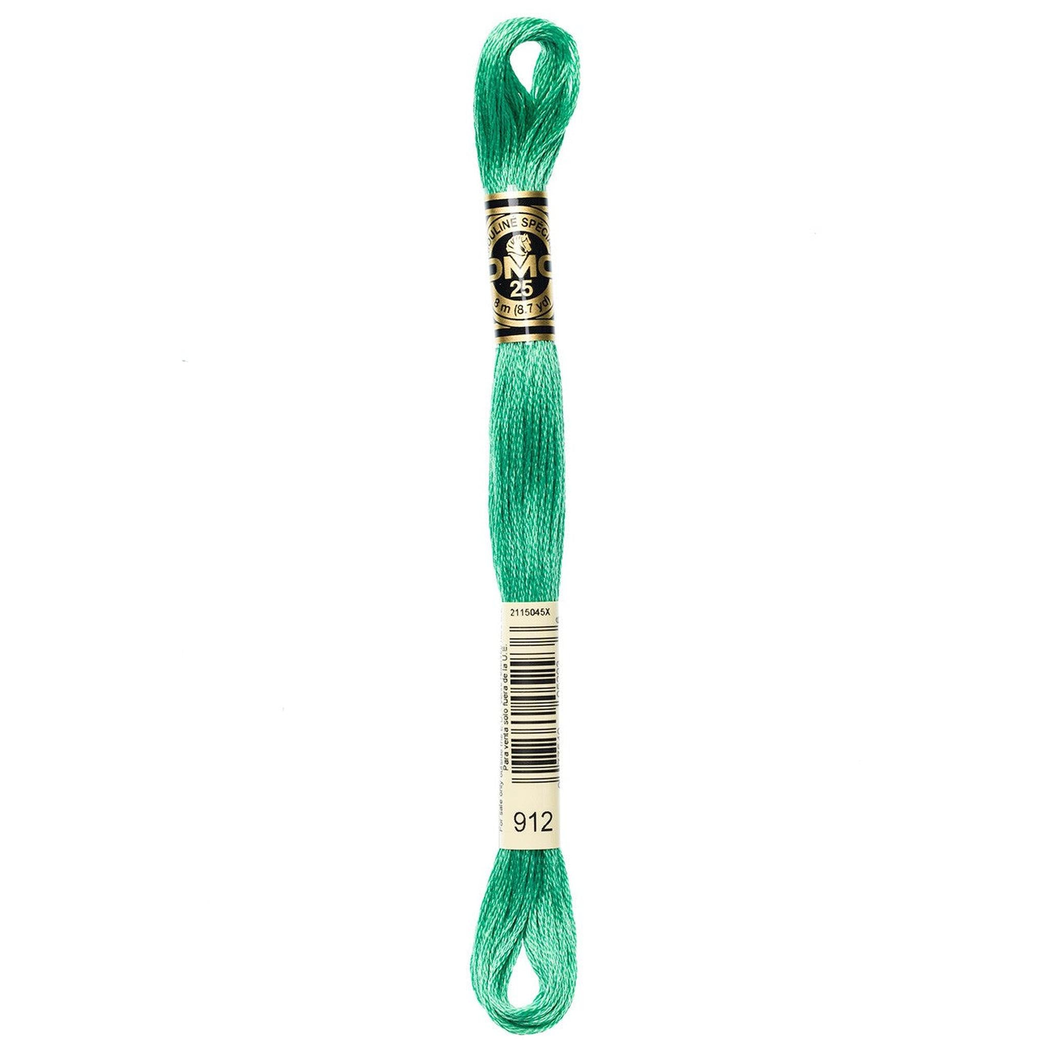 DMC Six-Strand Embroidery Floss - 912 Light Emerald Green