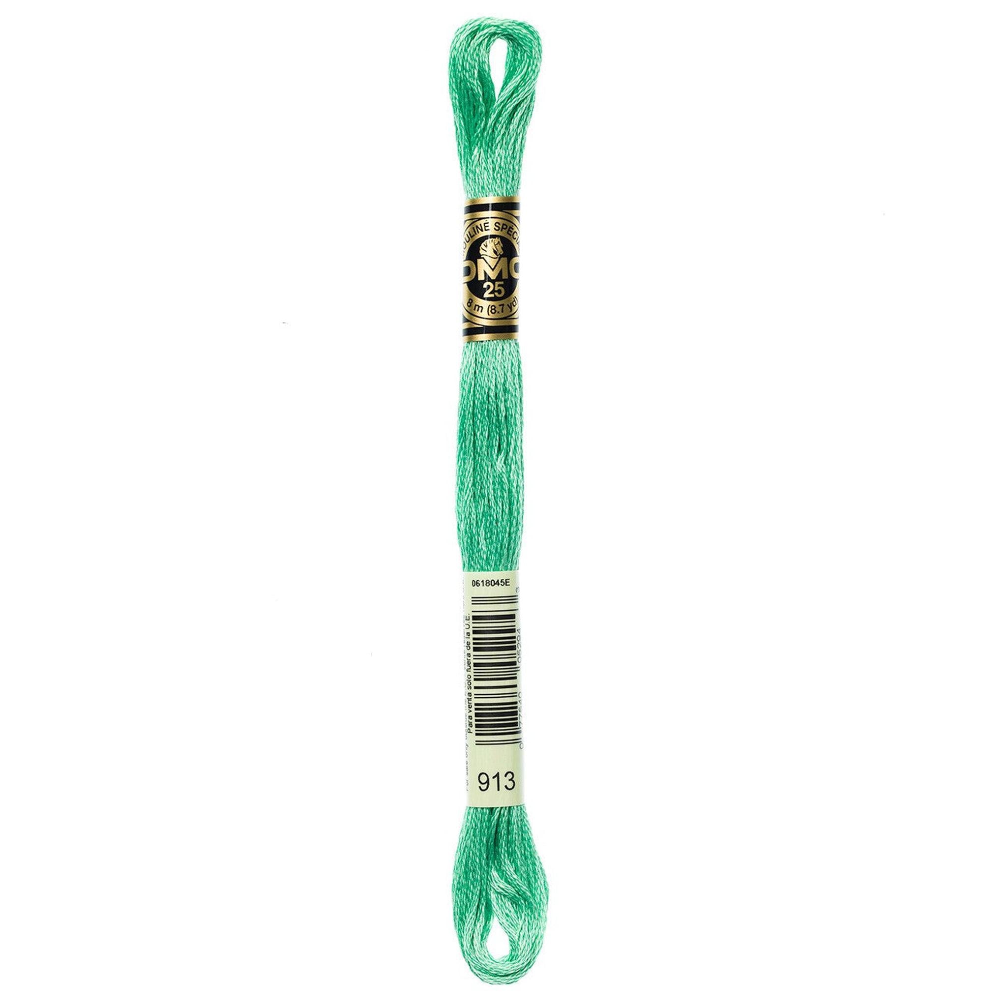 DMC Six-Strand Embroidery Floss - 913 Medium Nile Green