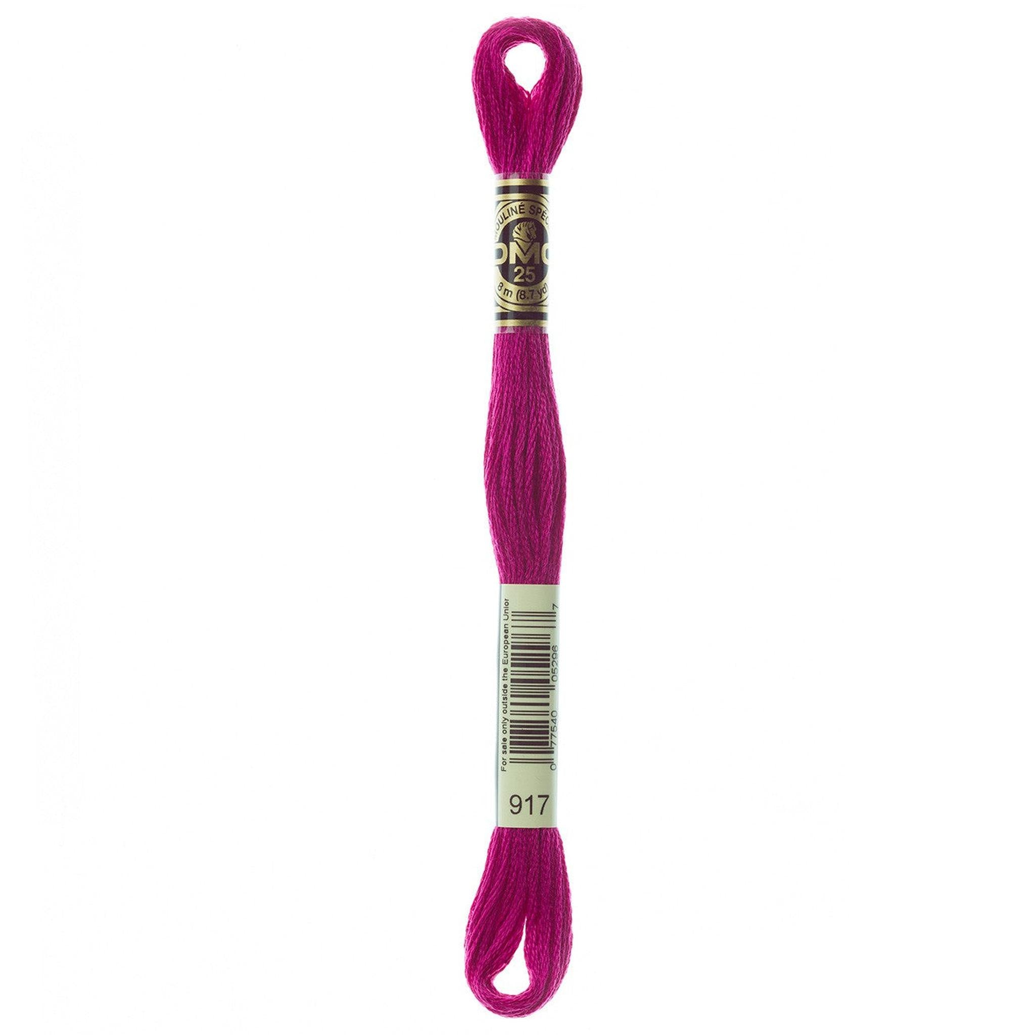DMC Six-Strand Embroidery Floss - 917 Medium Plum