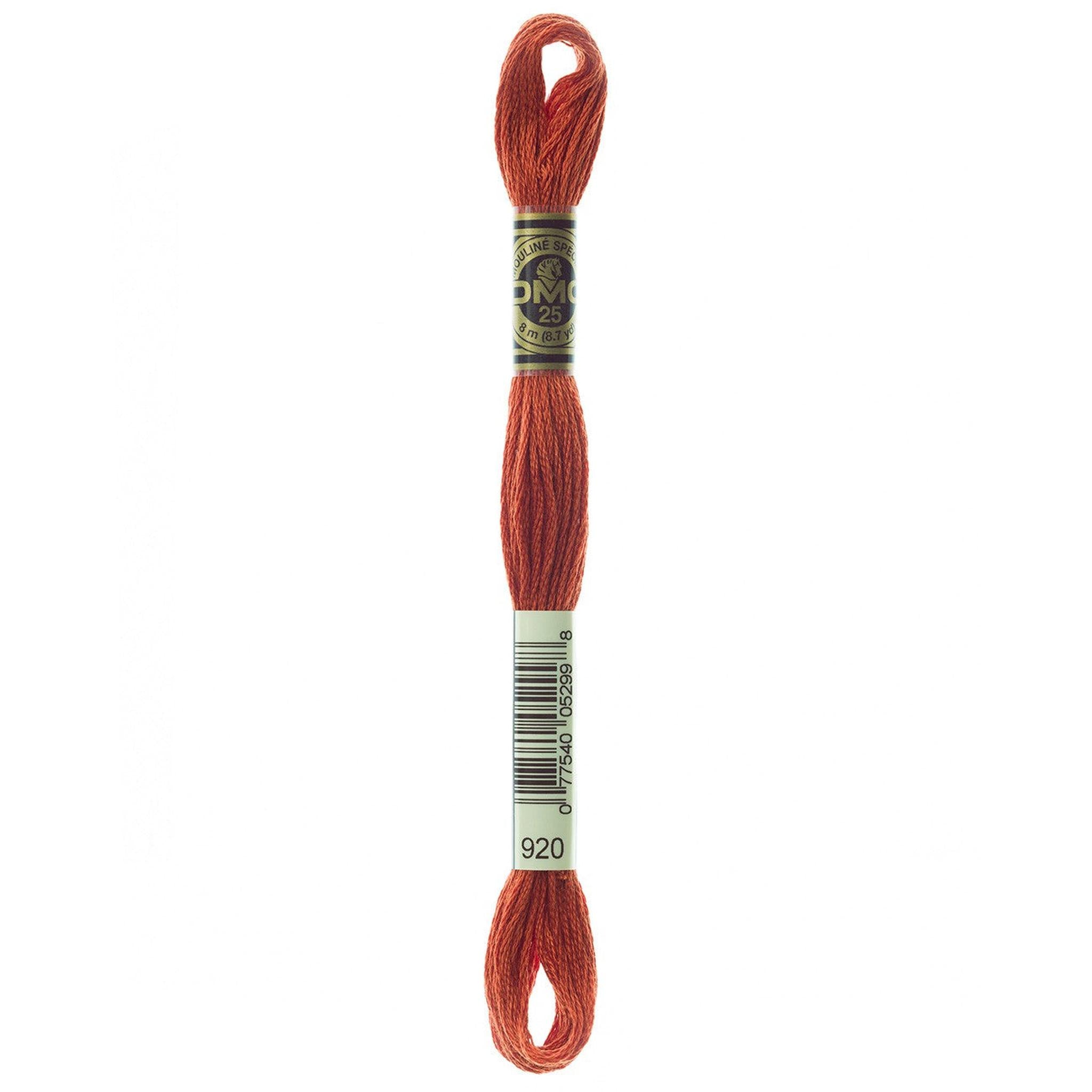 DMC Six-Strand Embroidery Floss - 920 Medium Copper