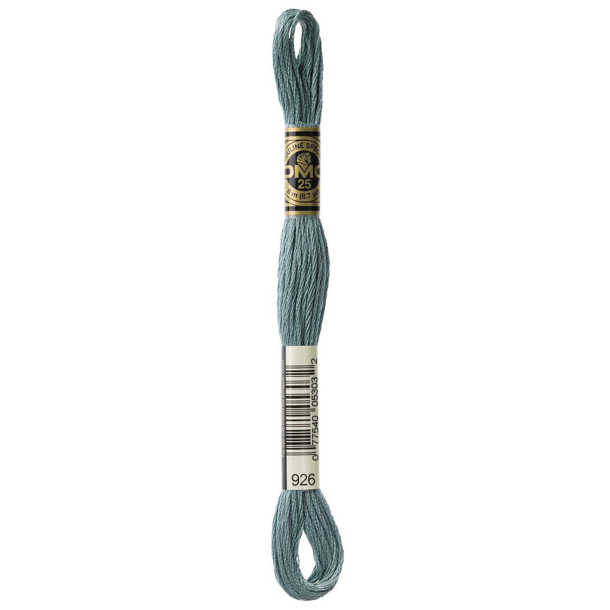 DMC Six-Strand Embroidery Floss - 926 Medium Grey Green