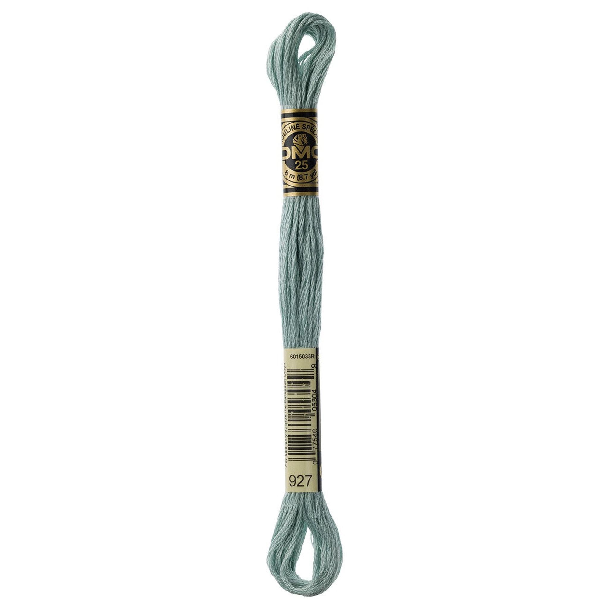 DMC Six-Strand Embroidery Floss - 927 Light Grey Green