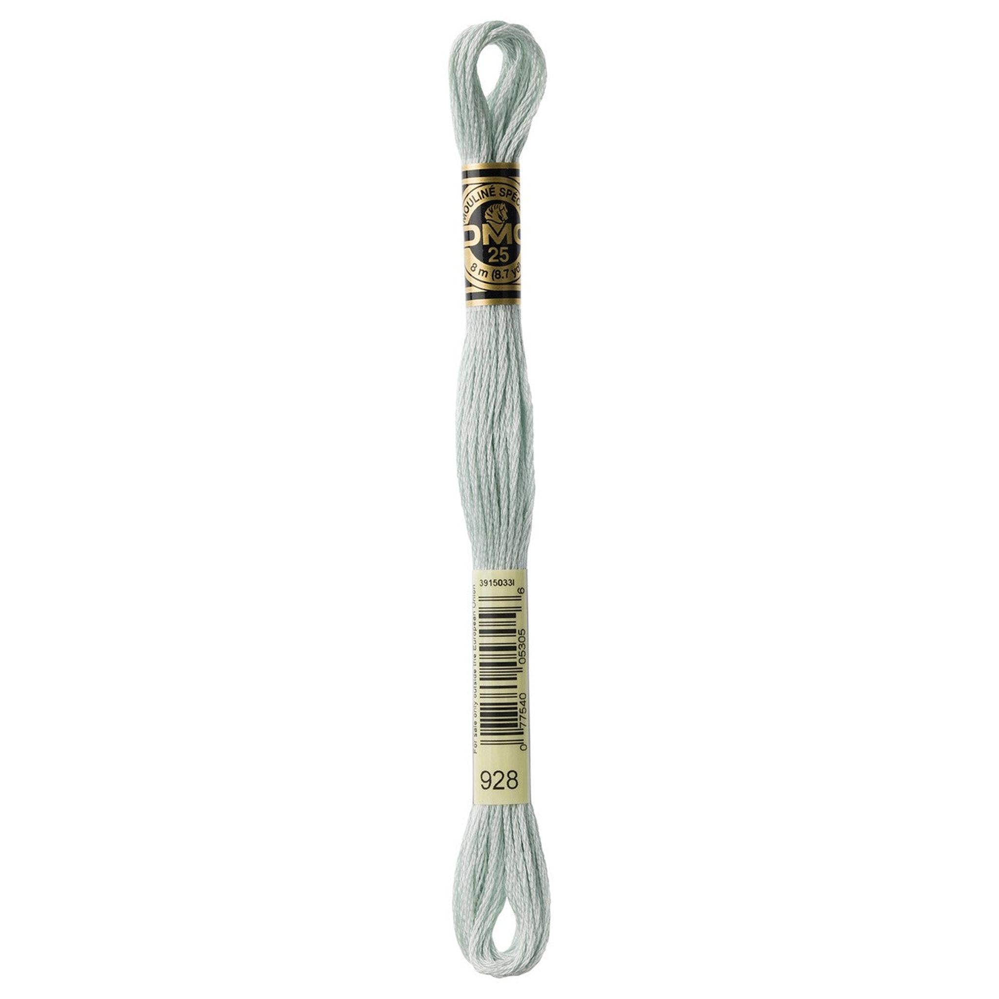 DMC Six-Strand Embroidery Floss - 928 Very Light Grey Green