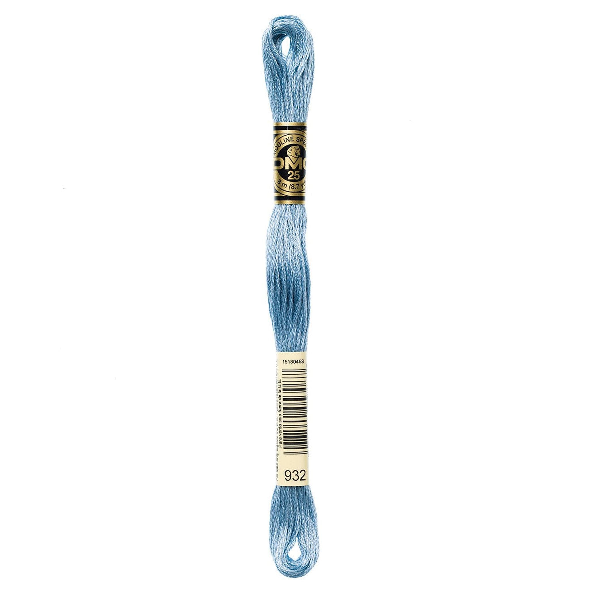 DMC Six-Strand Embroidery Floss - 932 Light Antique Blue