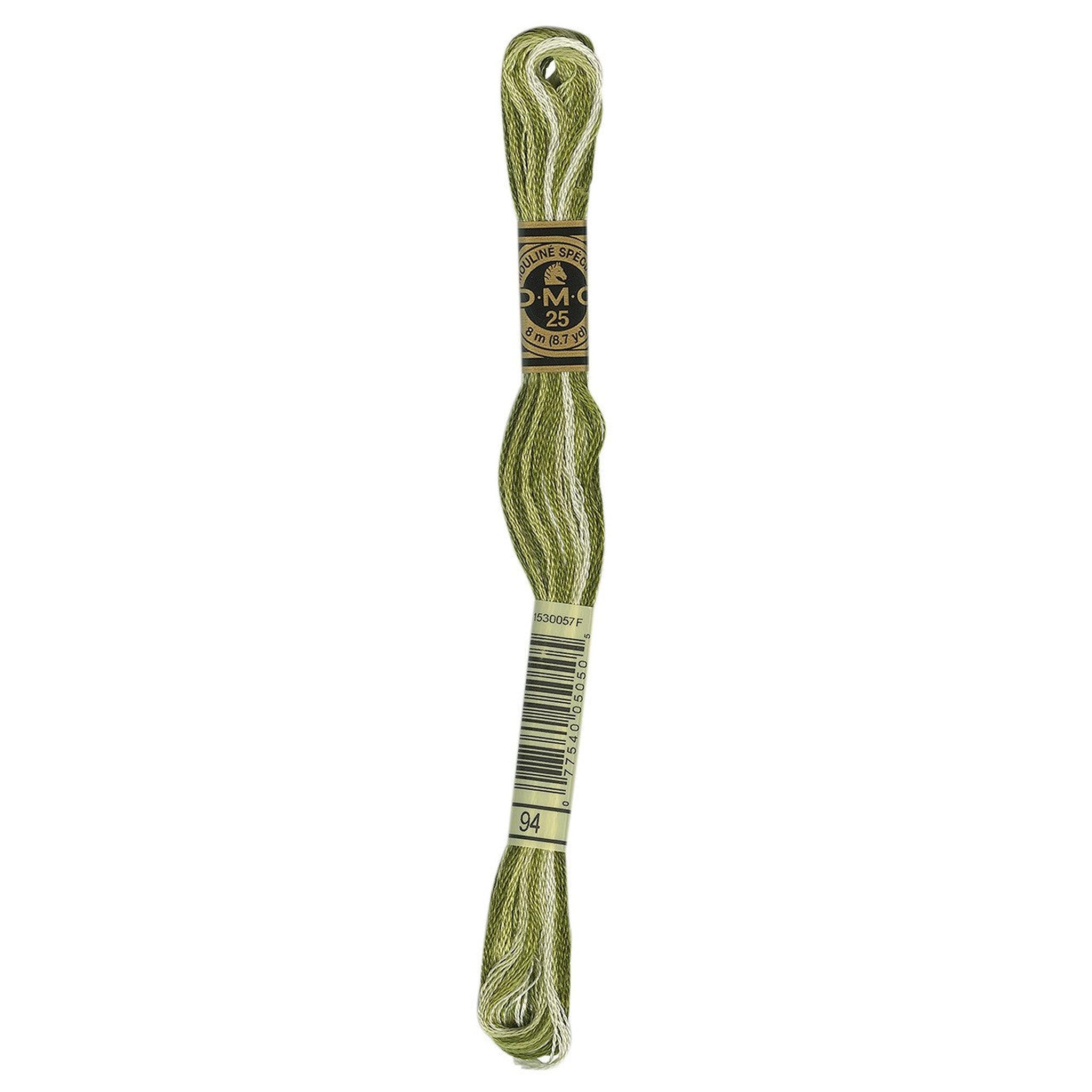 DMC Six-Strand Embroidery Floss - 94 Variegated Khaki Green