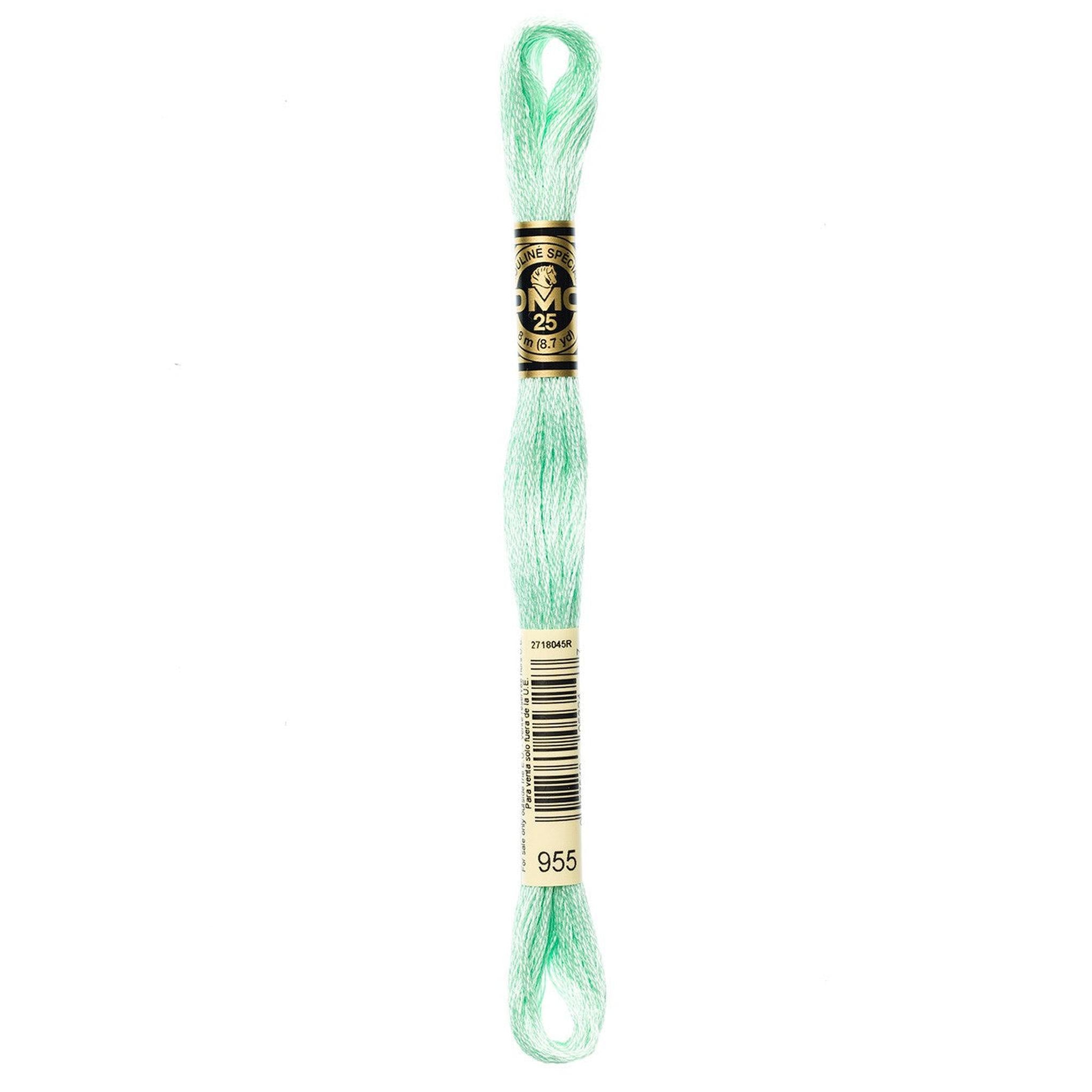 DMC Six-Strand Embroidery Floss - 955 Light Nile Green