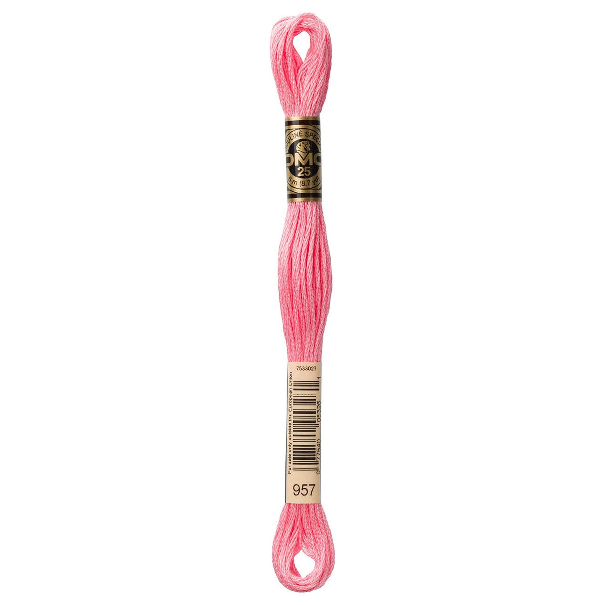 DMC Six-Strand Embroidery Floss - 957 Pale Geranium