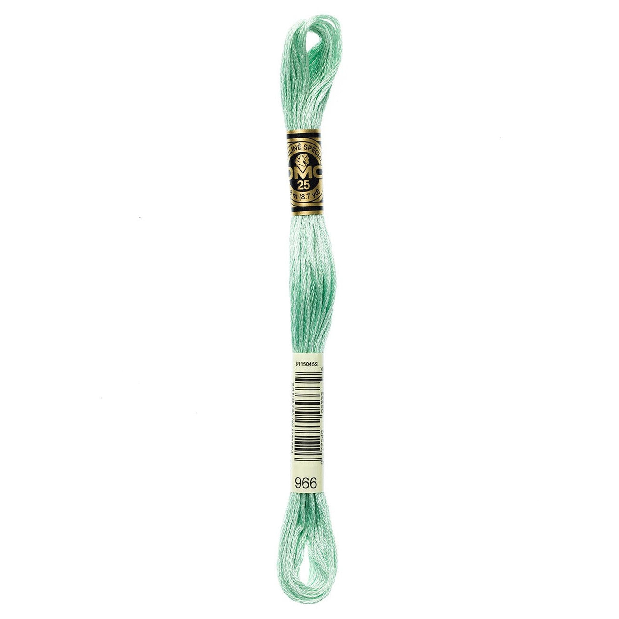 DMC Six-Strand Embroidery Floss - 966 Medium Baby Green