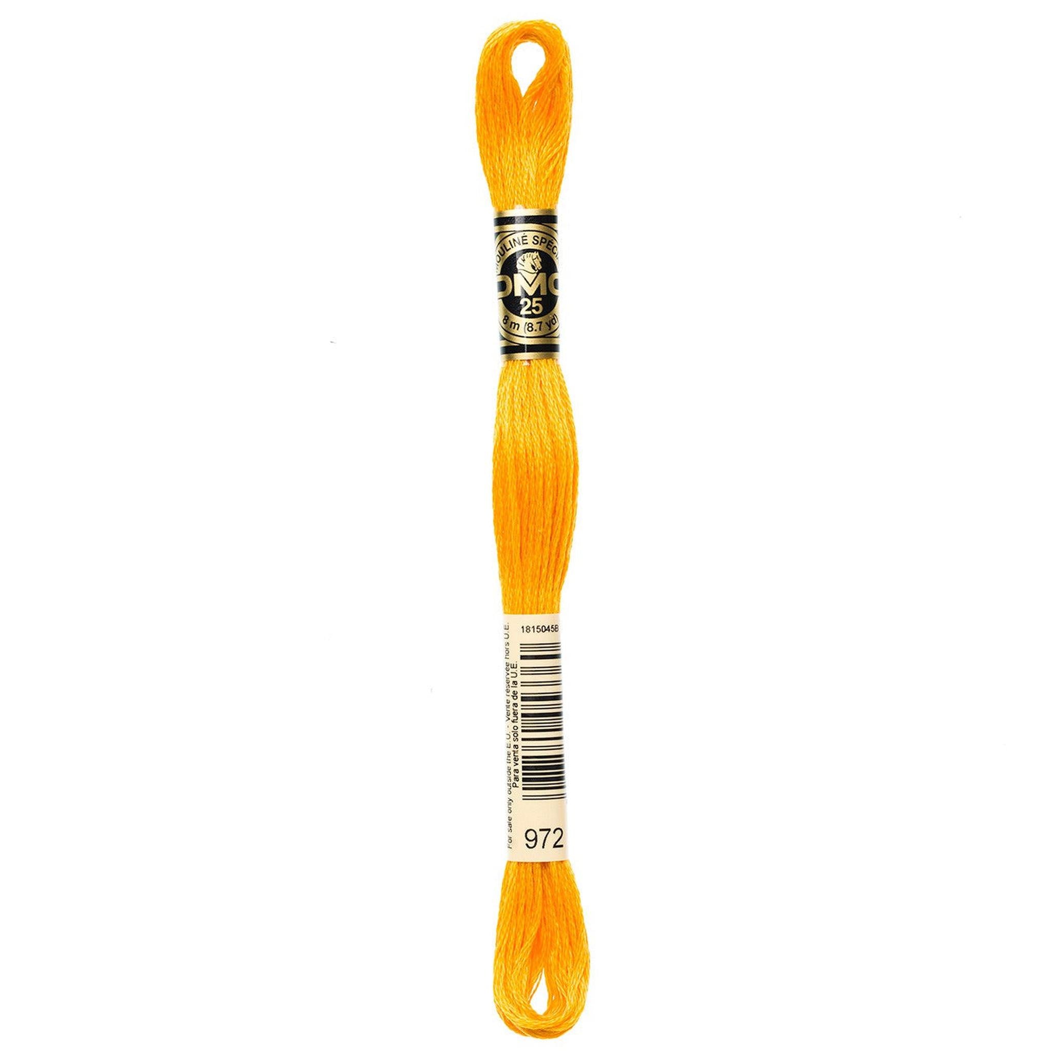 DMC Six-Strand Embroidery Floss - 972 Deep Canary