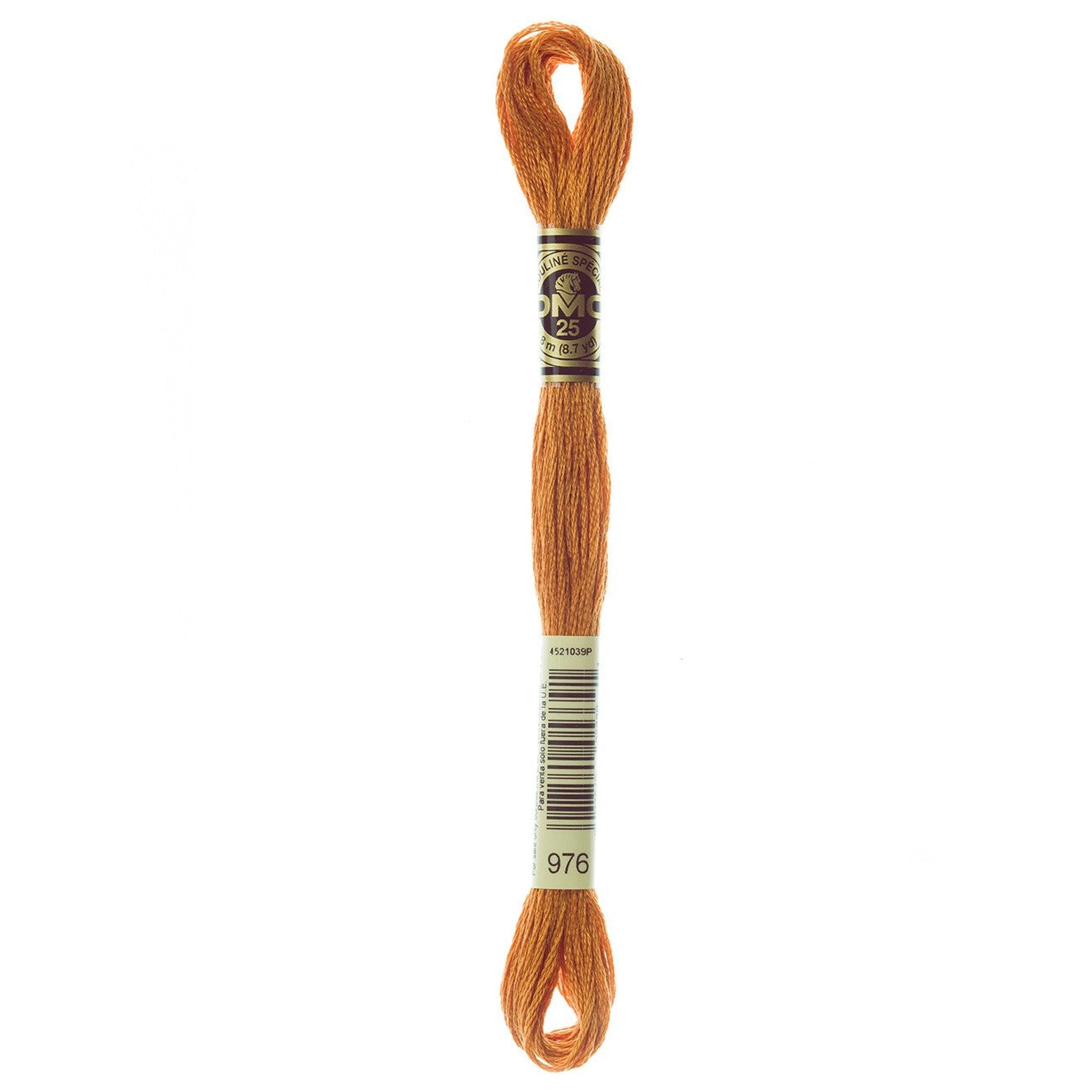 DMC Six-Strand Embroidery Floss - 976 Medium Gold Brown