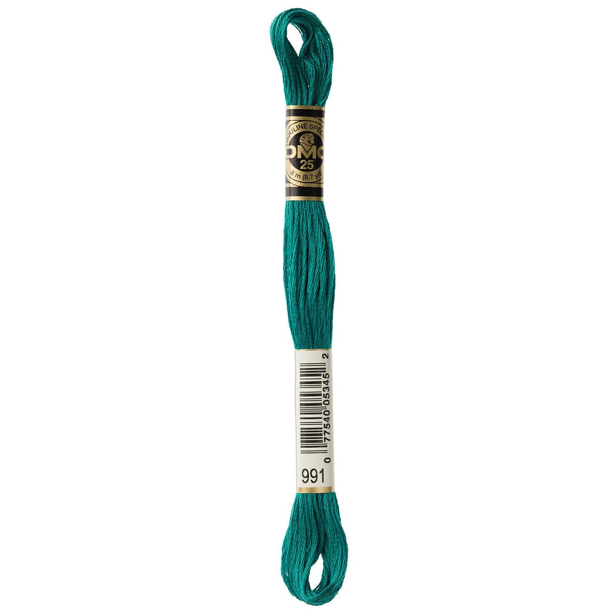DMC Six-Strand Embroidery Floss - 991 Dark Aquamarine