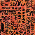 Boo Bash - Halloween Words - Orange Marmalade