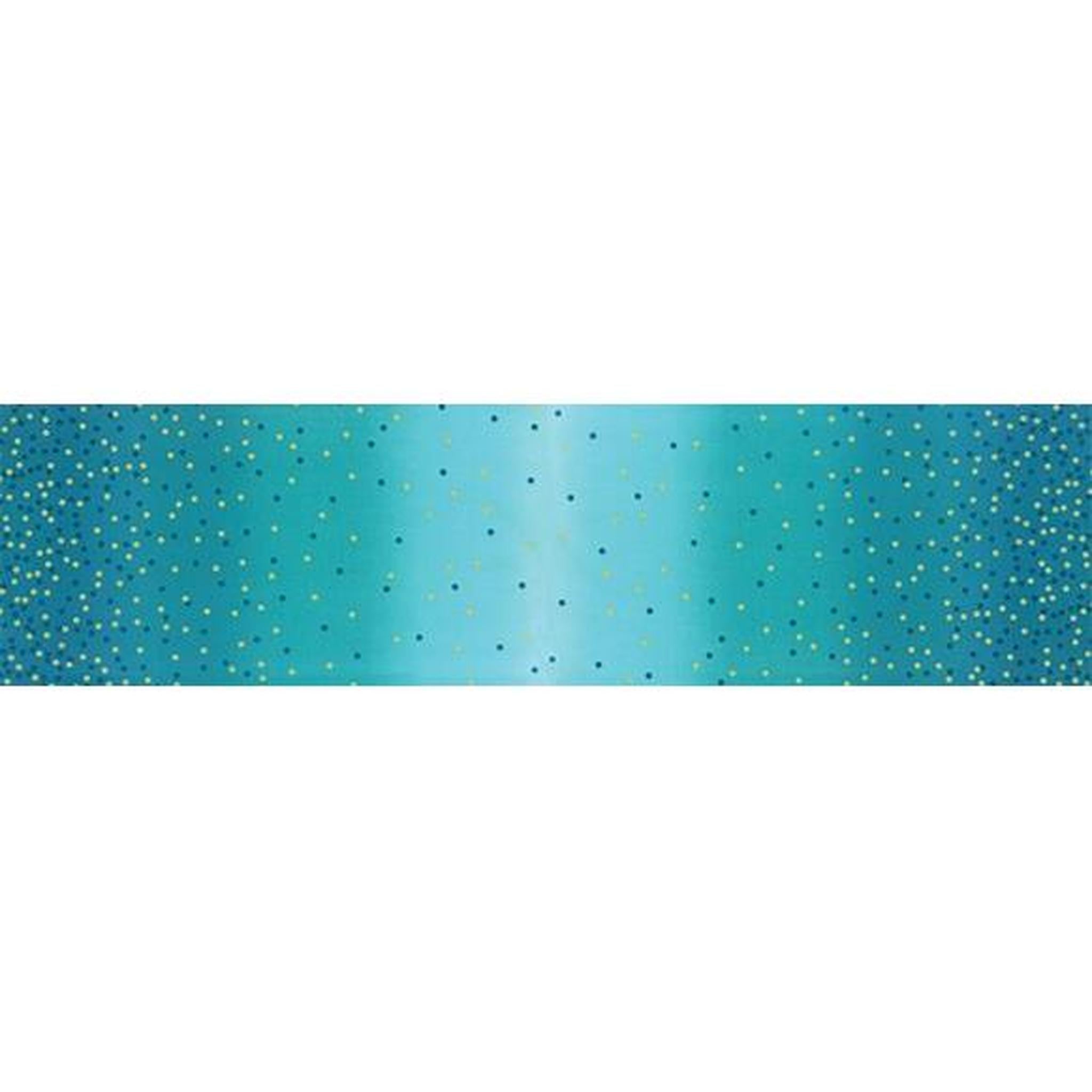Best Ombre Confetti - Ombre Dots Modern Geometric Metallic - Turquoise