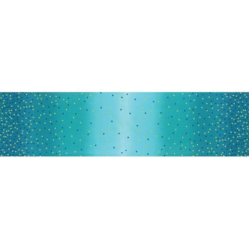 Best Ombre Confetti - Ombre Dots Modern Geometric Metallic - Turquoise
