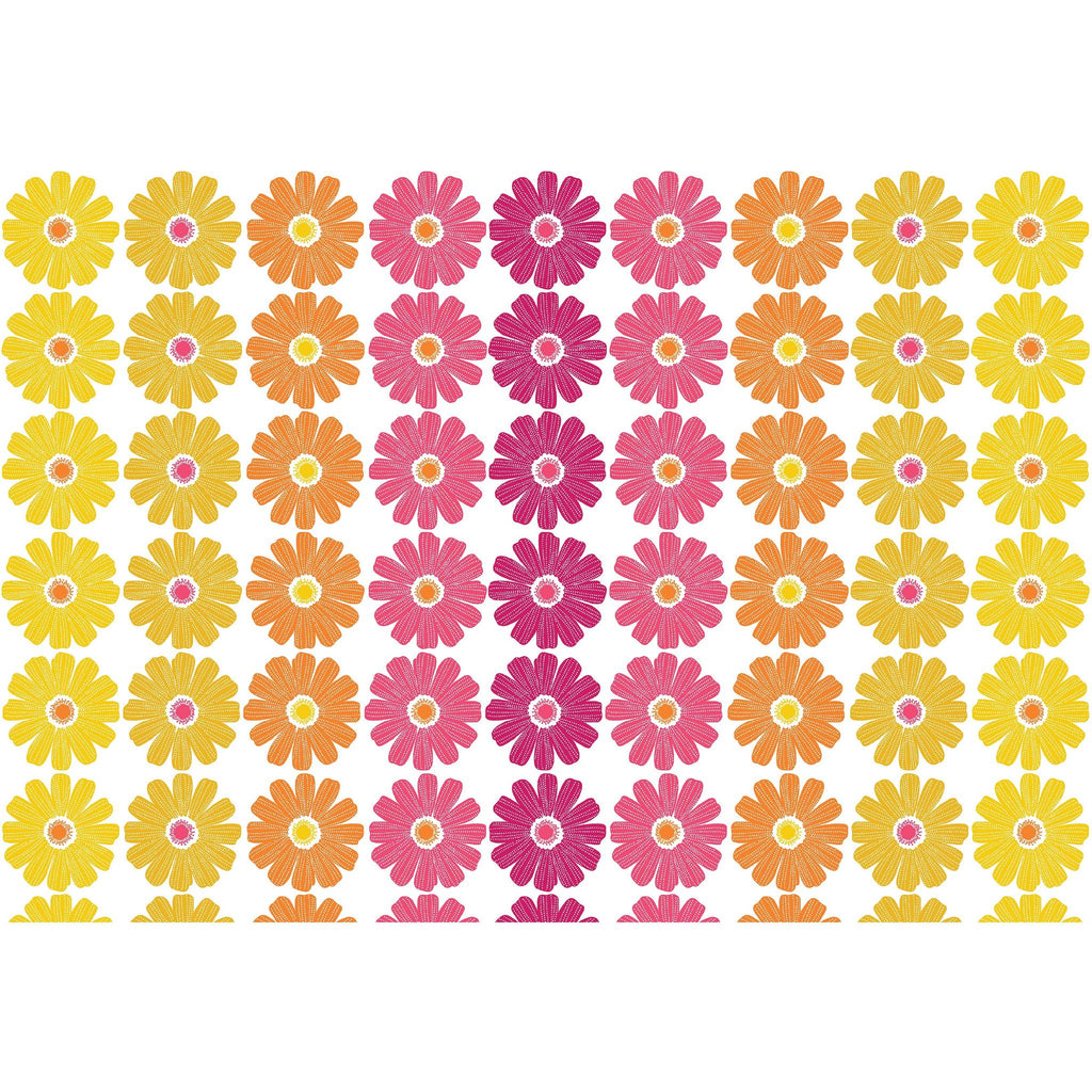 Chalk Garden - Daisy Ombre Stripe - Pink/Multi