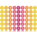 Chalk Garden - Daisy Ombre Stripe - Pink/Multi
