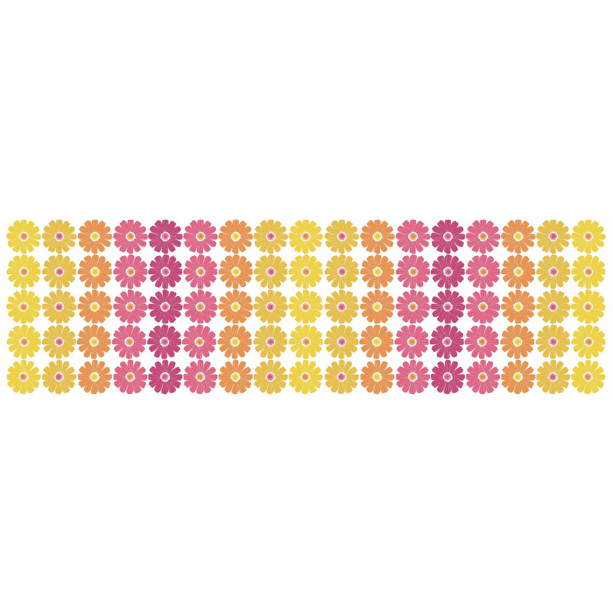 Chalk Garden - Daisy Ombre Stripe - Pink/Multi