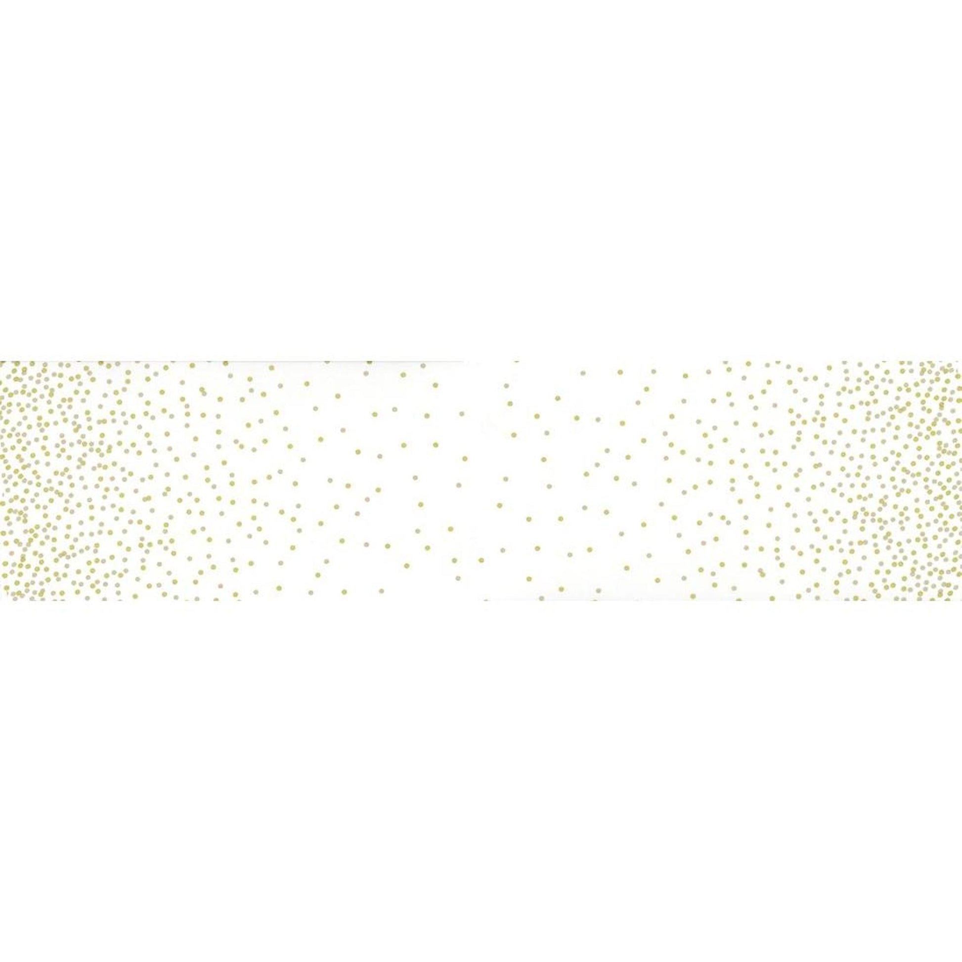 Best Ombre Confetti - Ombre Dots Modern Geometric Metallic - Off White
