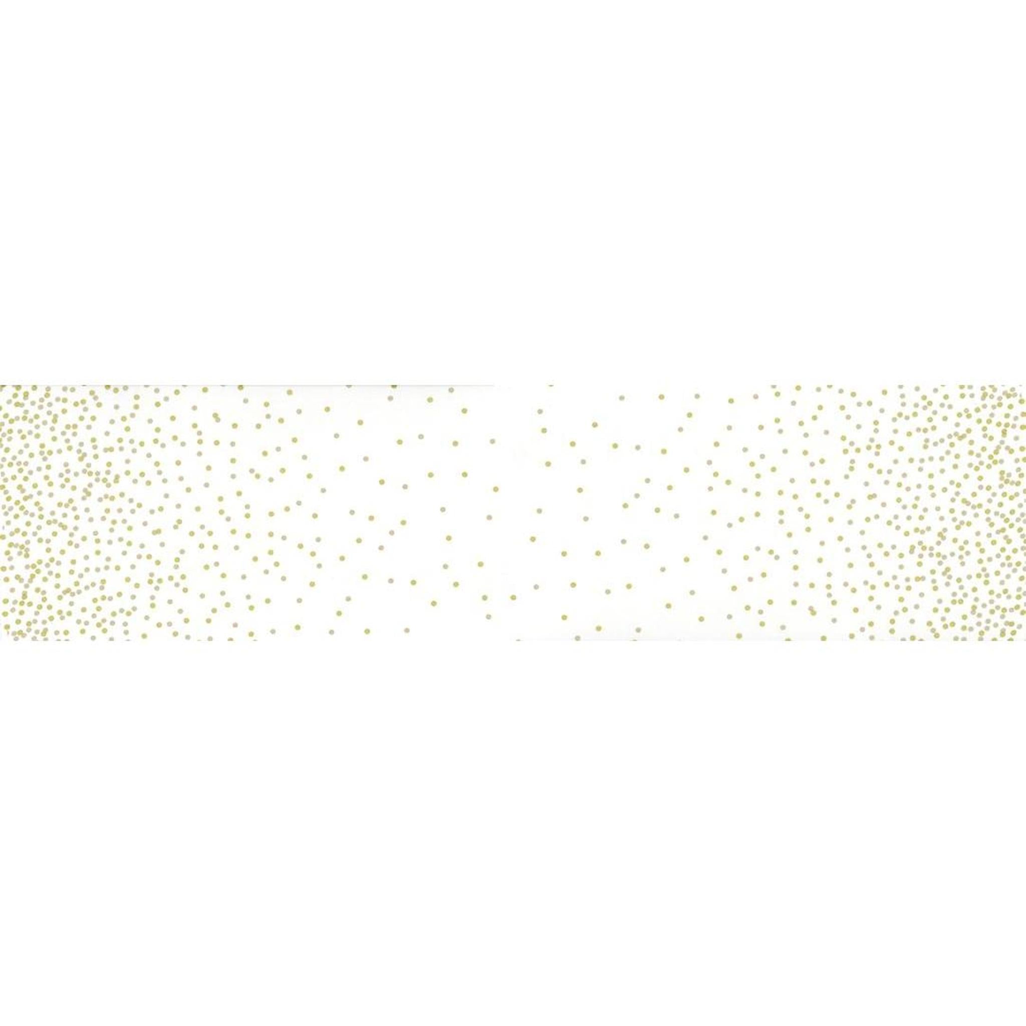 Best Ombre Confetti - Ombre Dots Modern Geometric Metallic - Off White