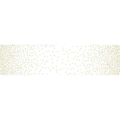Best Ombre Confetti - Ombre Dots Modern Geometric Metallic - Off White