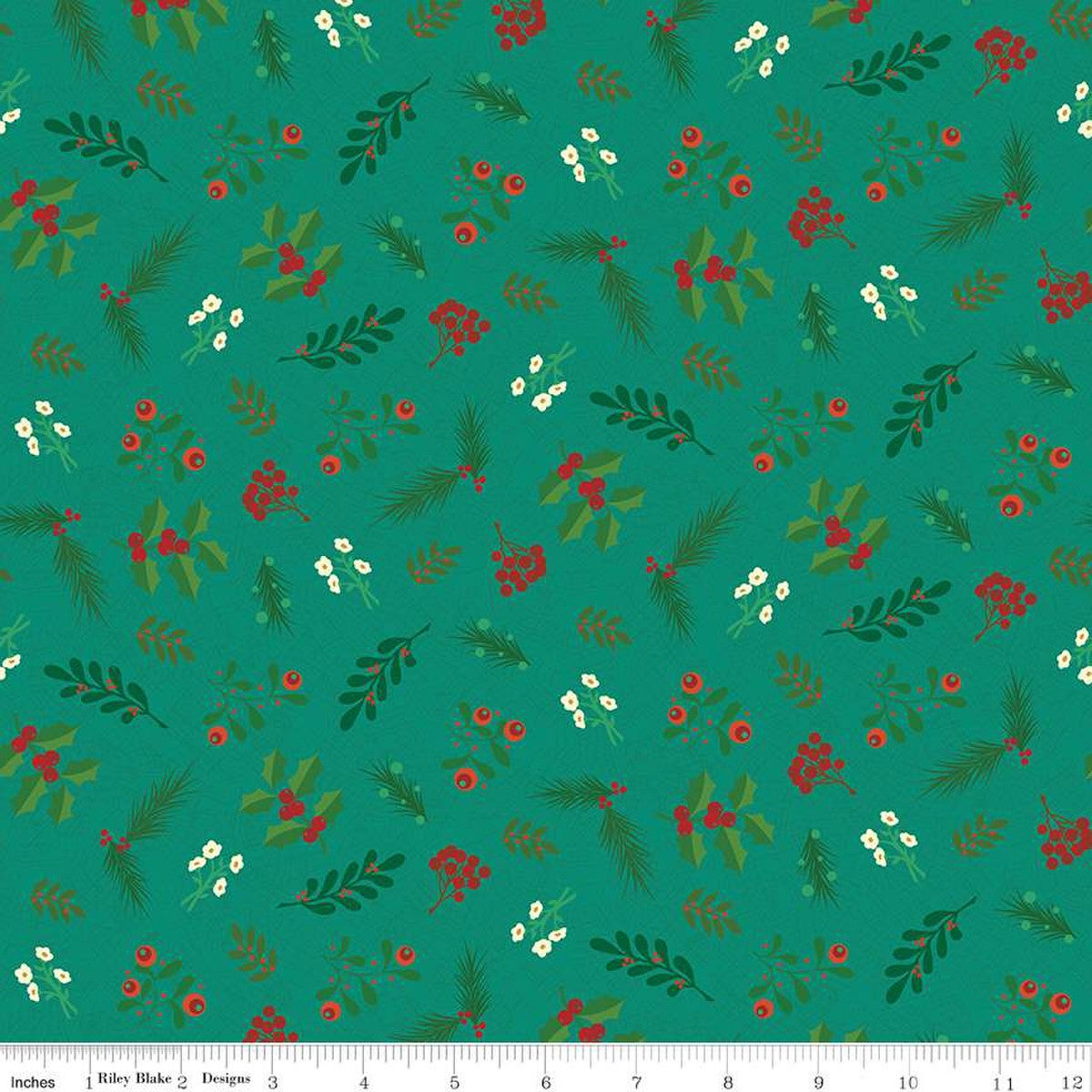 In From the Cold by Heather Peterson Greenery: Teal