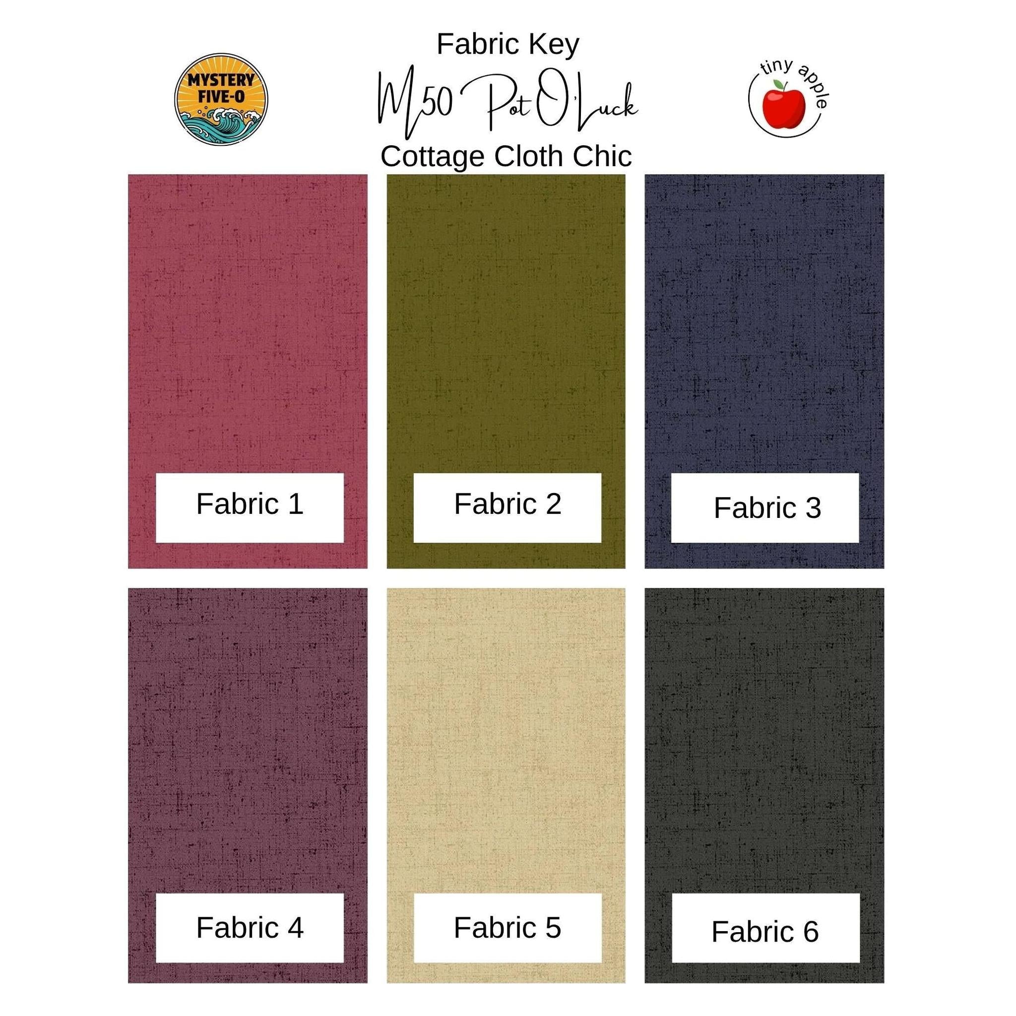 Mystery Five-0 Mini #6 - Kit - Pot O' Gold | Cottage Cloth Chic