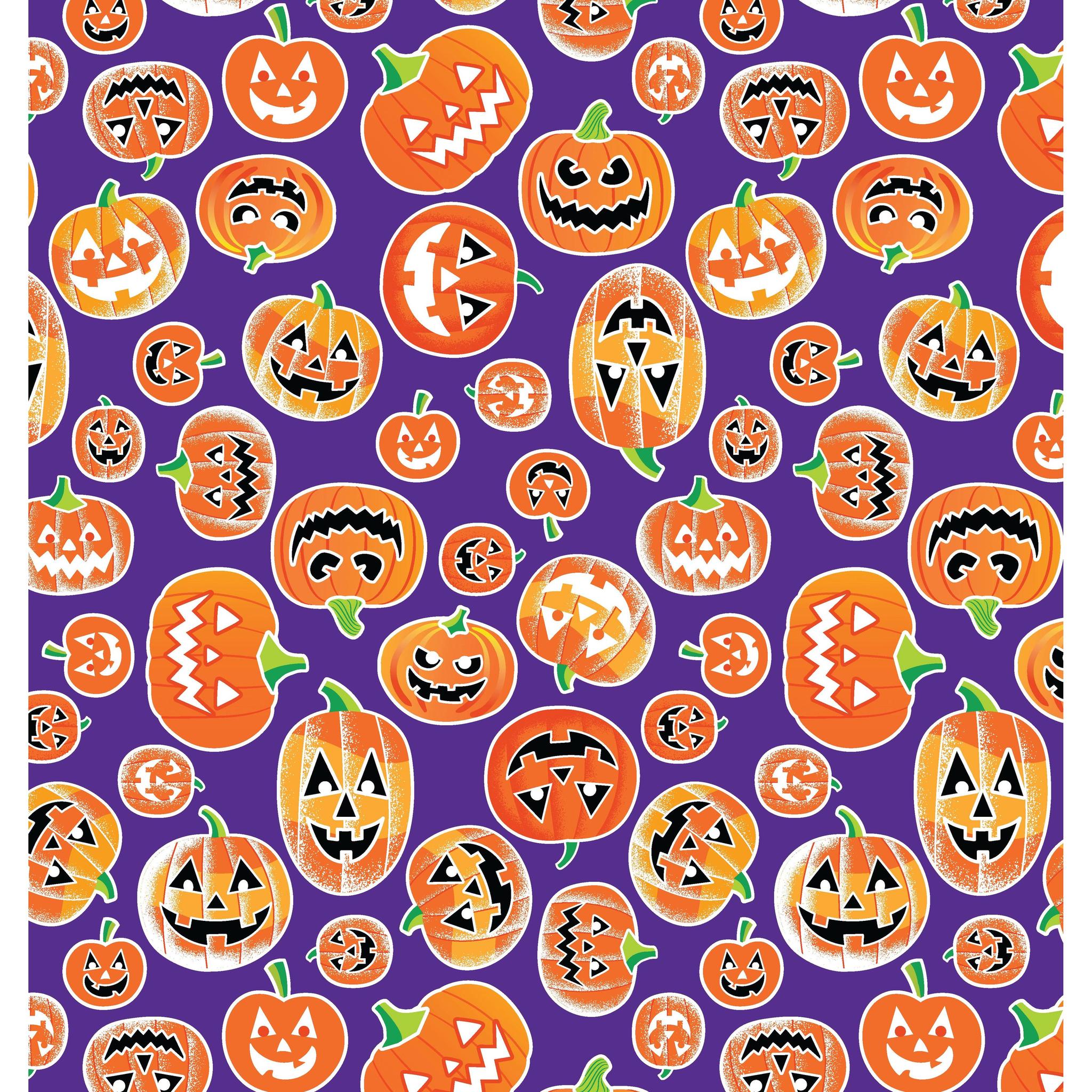 Chills & Thrills - Spooky Pumpkins - Purple