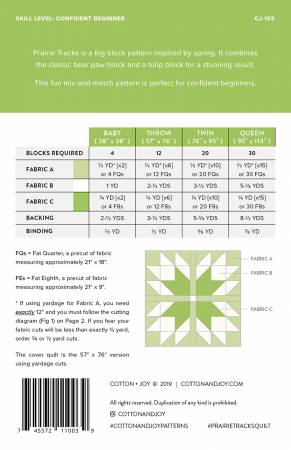 Pattern: Prairie Tracks