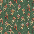 Touchdown - Football Players Green background By Skyline Studio