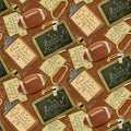 Touchdown - Grid Iron Leather background By Skyline Studio