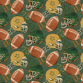 Touchdown - Football Season Green background By Skyline Studio