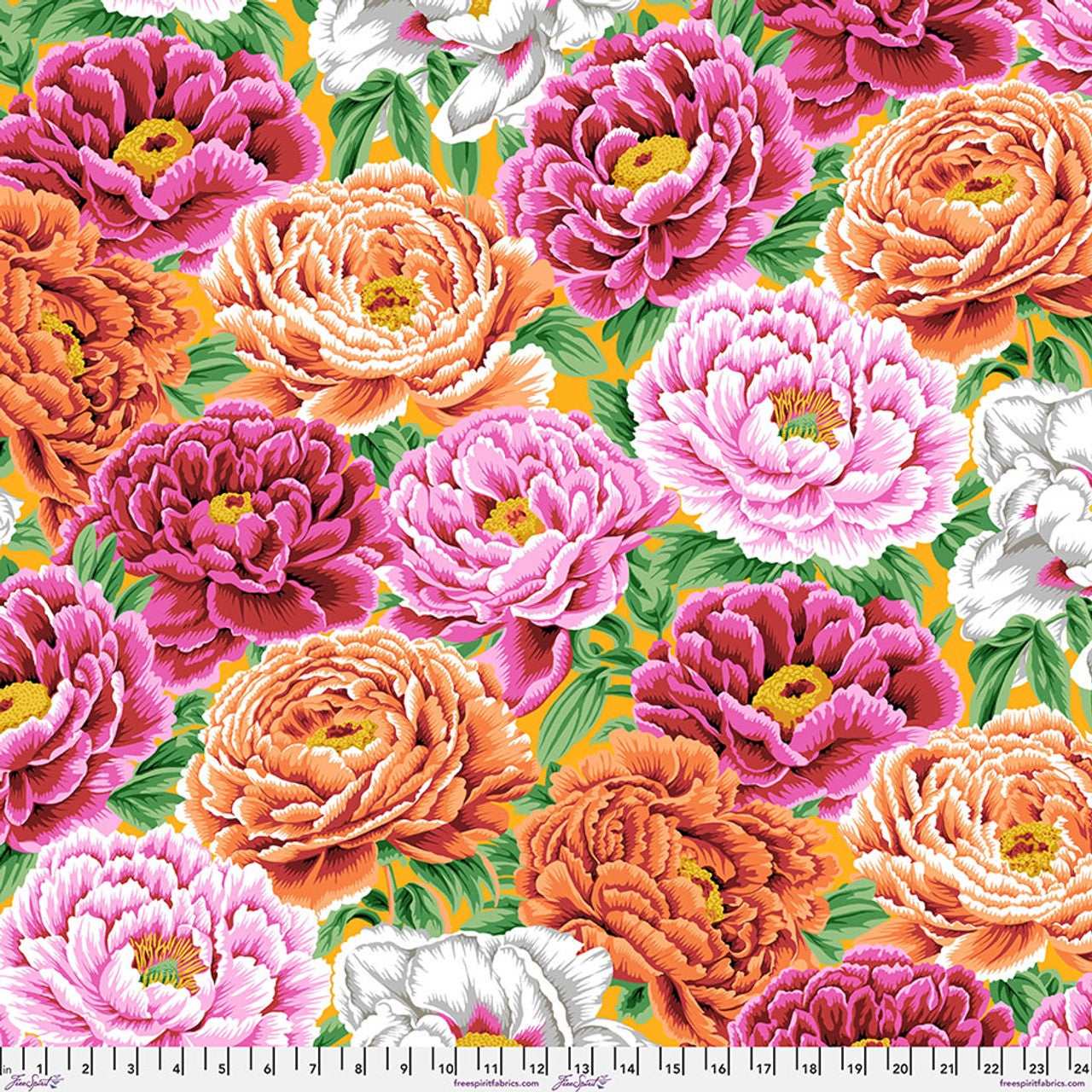 Kaffe Fassett August Collective - Tibetan Peony - Warm