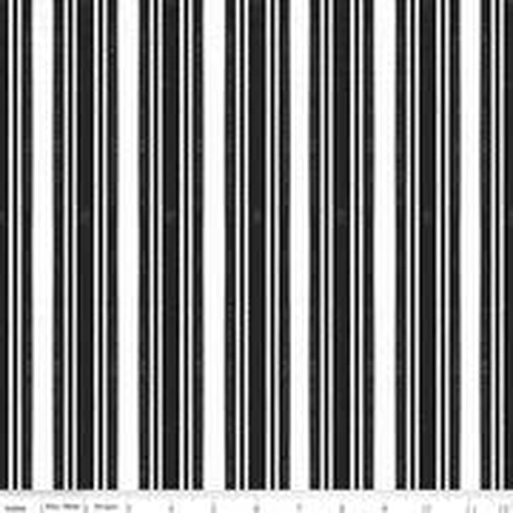 Classic Christmas Stripe - Black