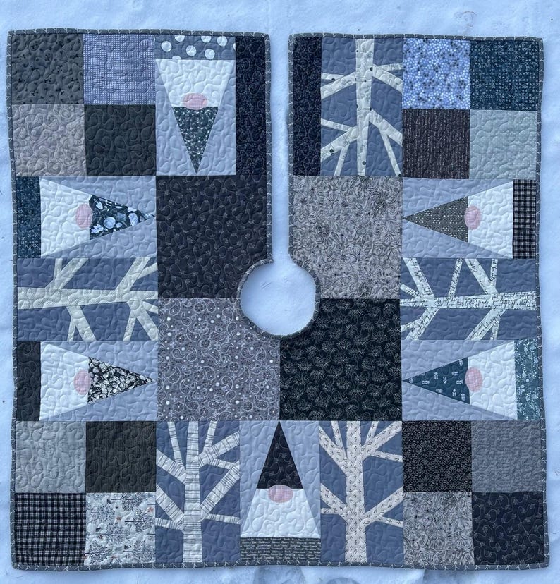 Pattern: Birch Gnomes - Tree Skirt Pattern