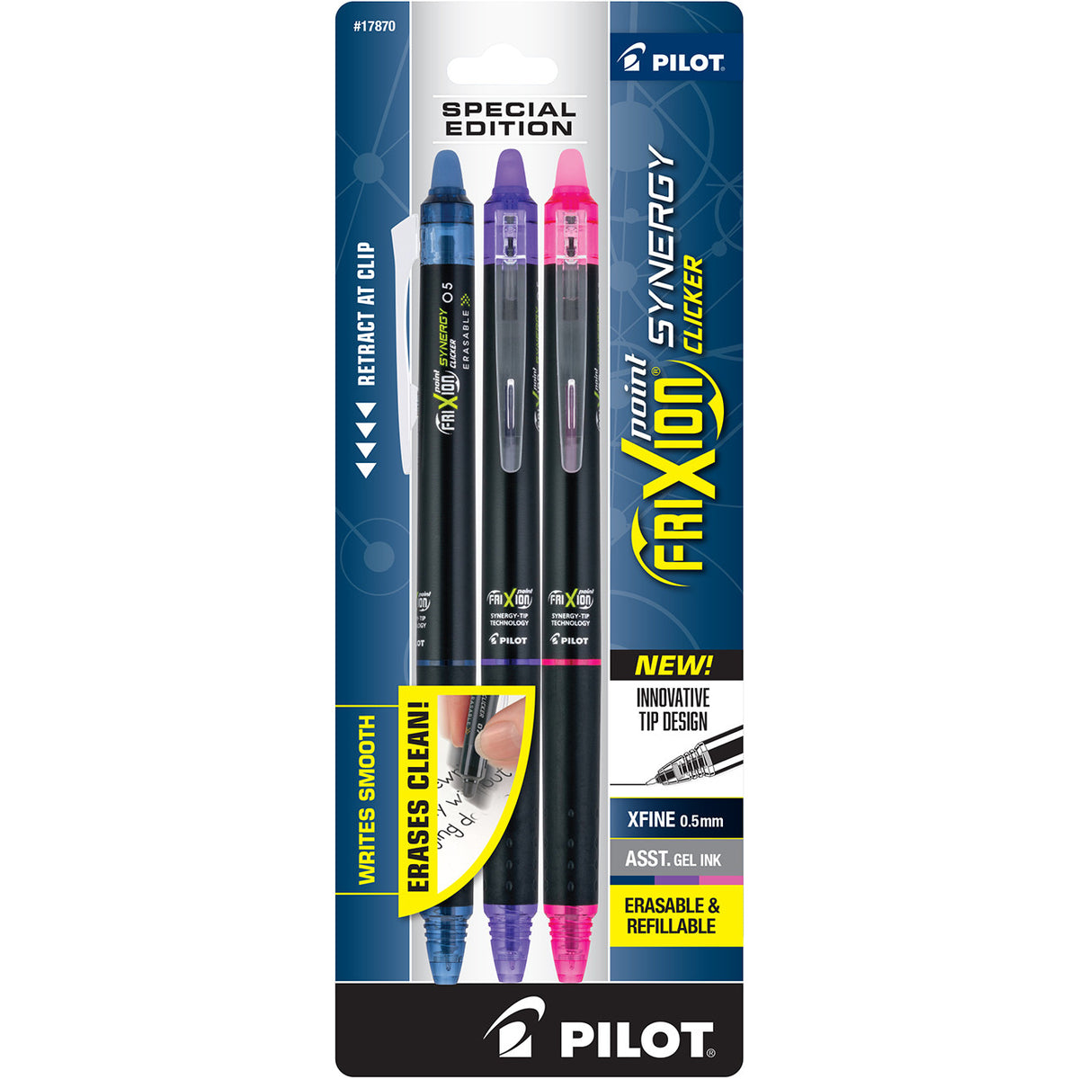 FriXion Synergy Point Erasable Pens 3-Pack