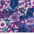 Botanic Blast by Sew Yeah Quilting - Pansies: Purple