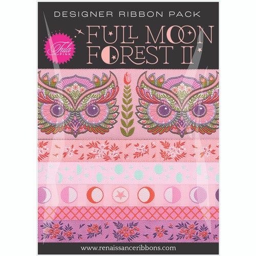 Full Moon by Tula Pink Designer Ribbon Pack | Multiple Colorways