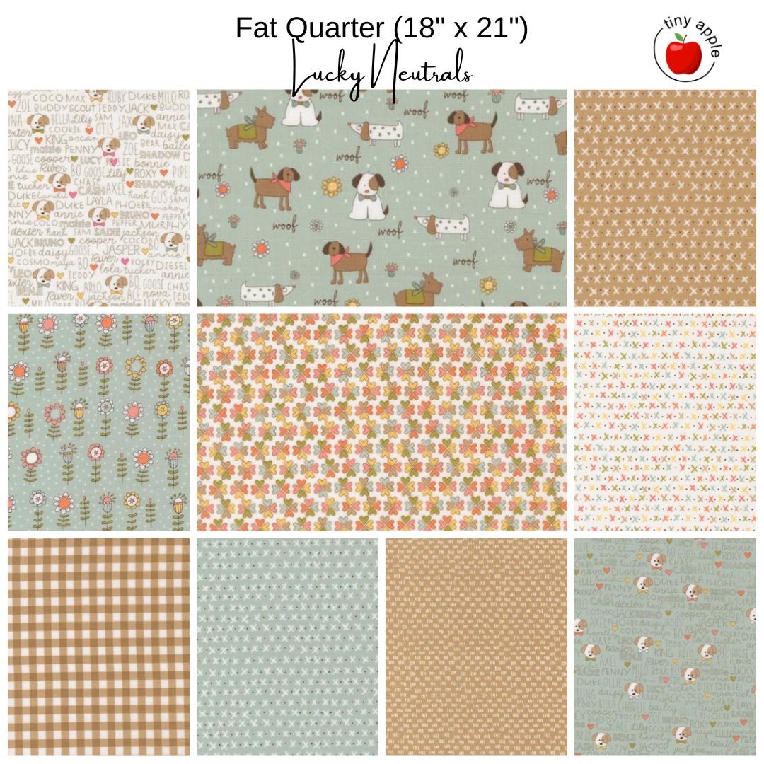 Fat Quarter Bundle (10) - Lucky Neutrals